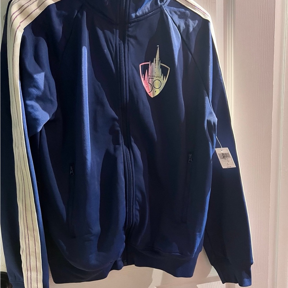 Disney 50th Anniversary Track Jacket NWT Small Walt Disney World